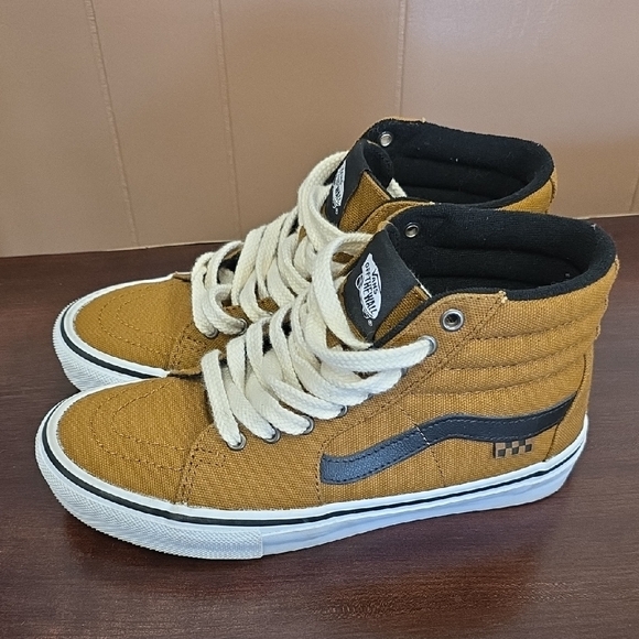 Vans Kids Mustard High-Top Sneakers - Picture 5 of 7